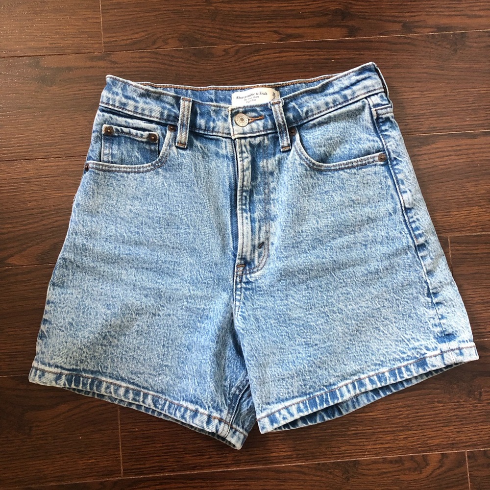 Abercrombie & Fitch Blue Jean Shorts